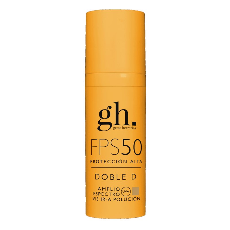 Gema Herrerías Doble D FPS 50+ Tono Dorado Manuela 50ml