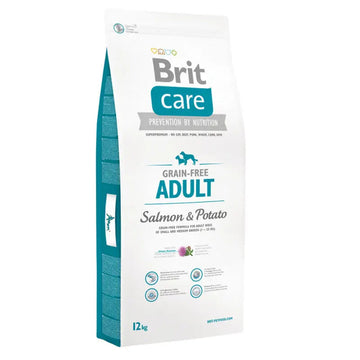 Brit Care Dog Grain-Free Adult Salmon 12kg Bag
