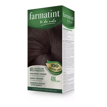 Farmatint Gel Coloración Permanente 4N Castaño