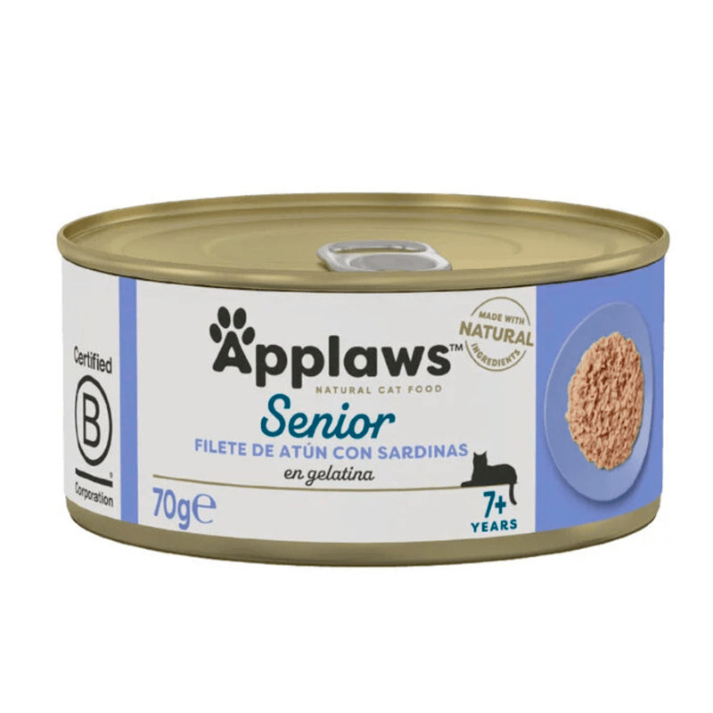 Applaws Cat Senior Can Tuna and Sardine 24 cans 70g
