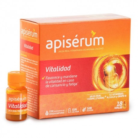 Apisérum Vitalidad 18 Viales