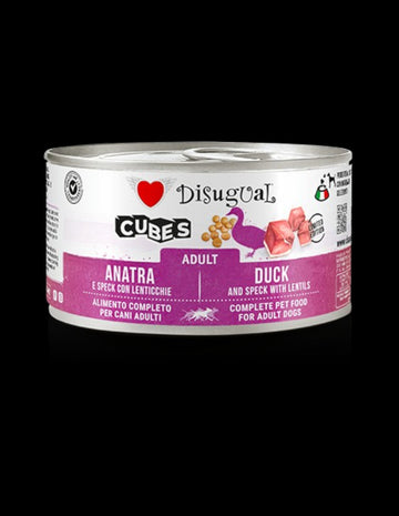 Disugual Cubes Alimento Húmedo Pato y Lentejas 12 ud
