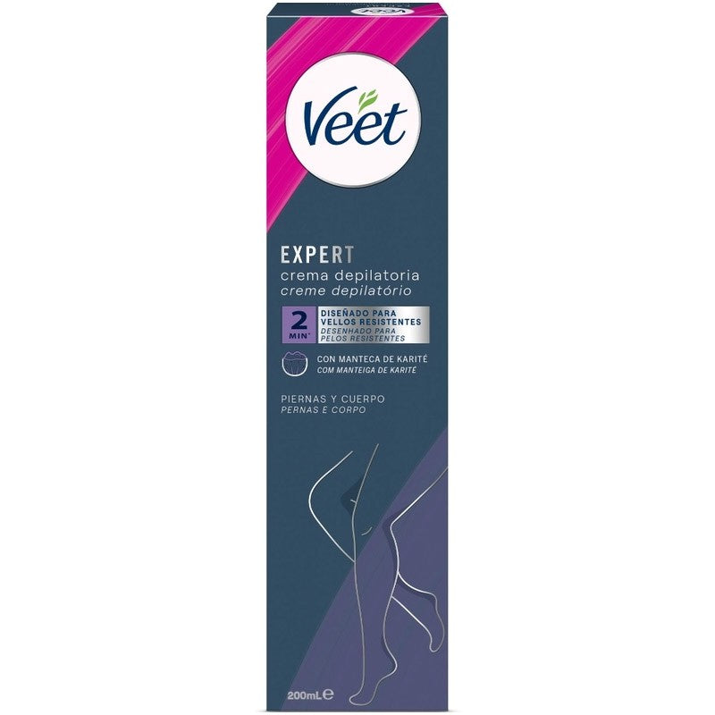 VEET Expert Crema Depilatoria Piernas y Cuerpo 200ml