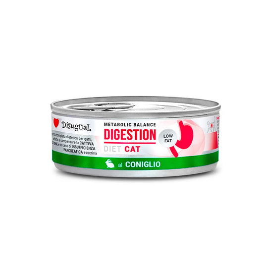Disugual Diet Cat Digestion Conejo Lata 85g