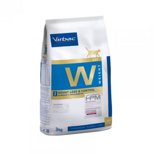 Virbac HPM Feline Weight Loss Control W2 Pienso Seco 3Kg