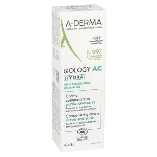 A-Derma Biology AC Hydra Crema Hidratante Compensadora 40ml