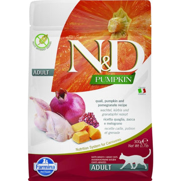 Farmina N&D Pumpkin Adulto Comida Seca para Gatos 300g