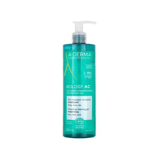 A-Derma Biology-Ac Gel Limpiador Purificante 400 ml