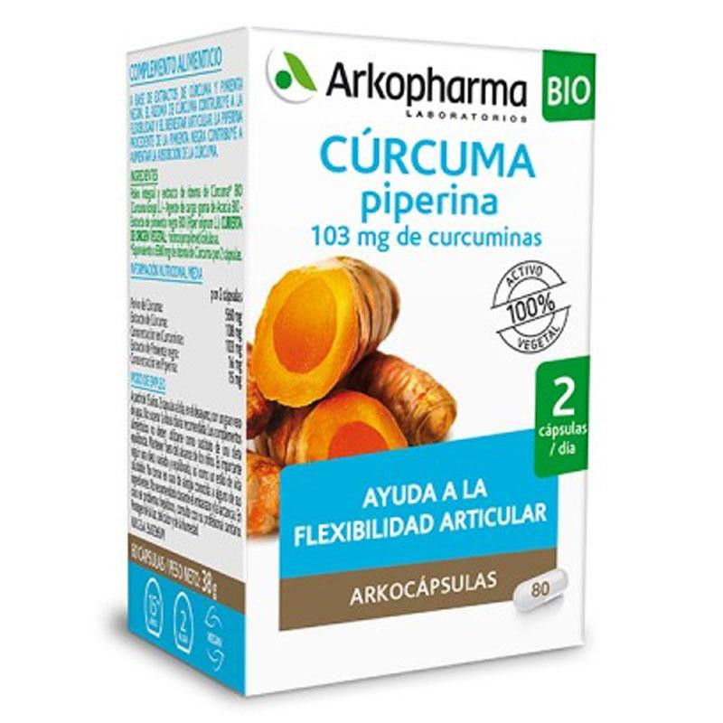 ARKOCÁPSULAS CÚRCUMA Bio 80 cápsulas