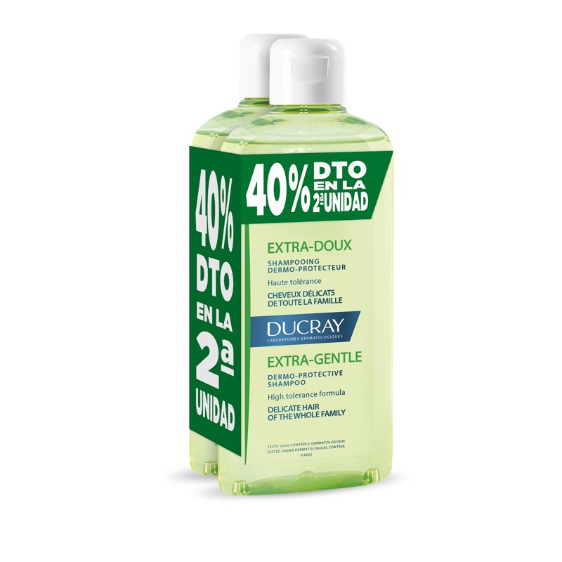 DUCRAY Champú Equilibrante Dermoprotector DUPLO Oferta 2x400ml