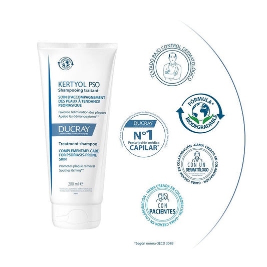 DUCRAY Kertyol PSO Rebalancing Treatment Shampoo 200ml