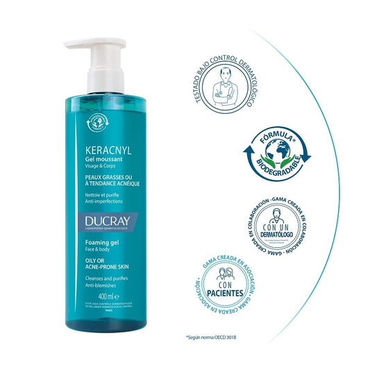 DUCRAY Keracnyl Cleansing Gel 400ml