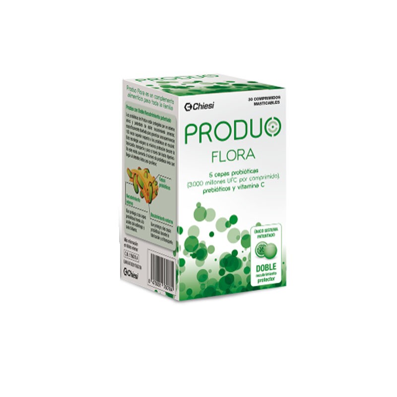 Produo Flora 30 comprimidos