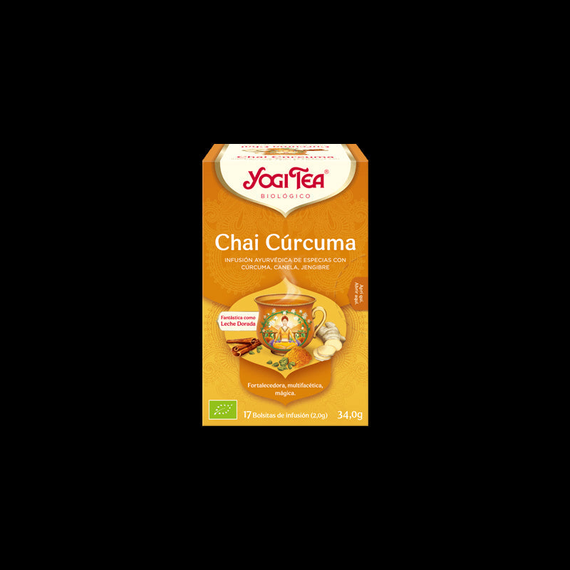 Yogi Tea Chai Cúrcuma Infusión en Bolsitas 17 uds