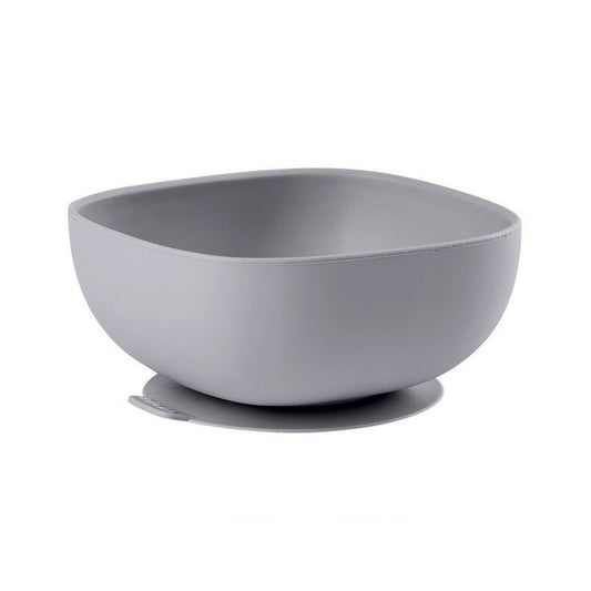 BÉABA Bol de silicona con Ventosa Gris
