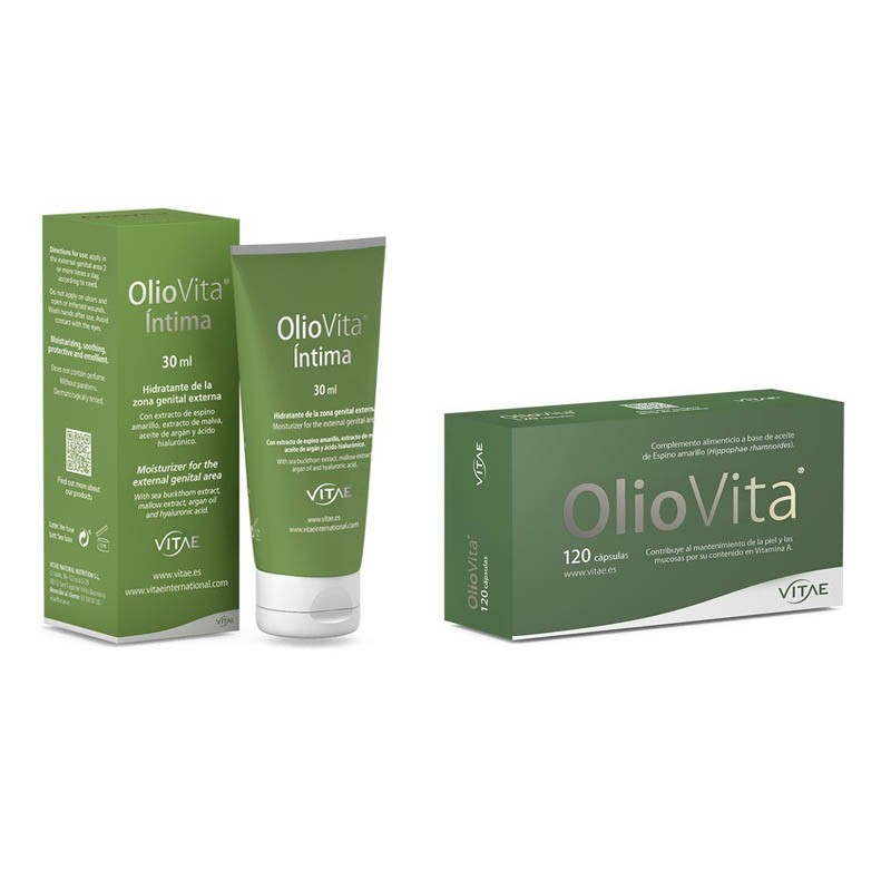 VITAE Pack ahorro OlioVita 120 Cápsulas + Crema Íntima 30ml