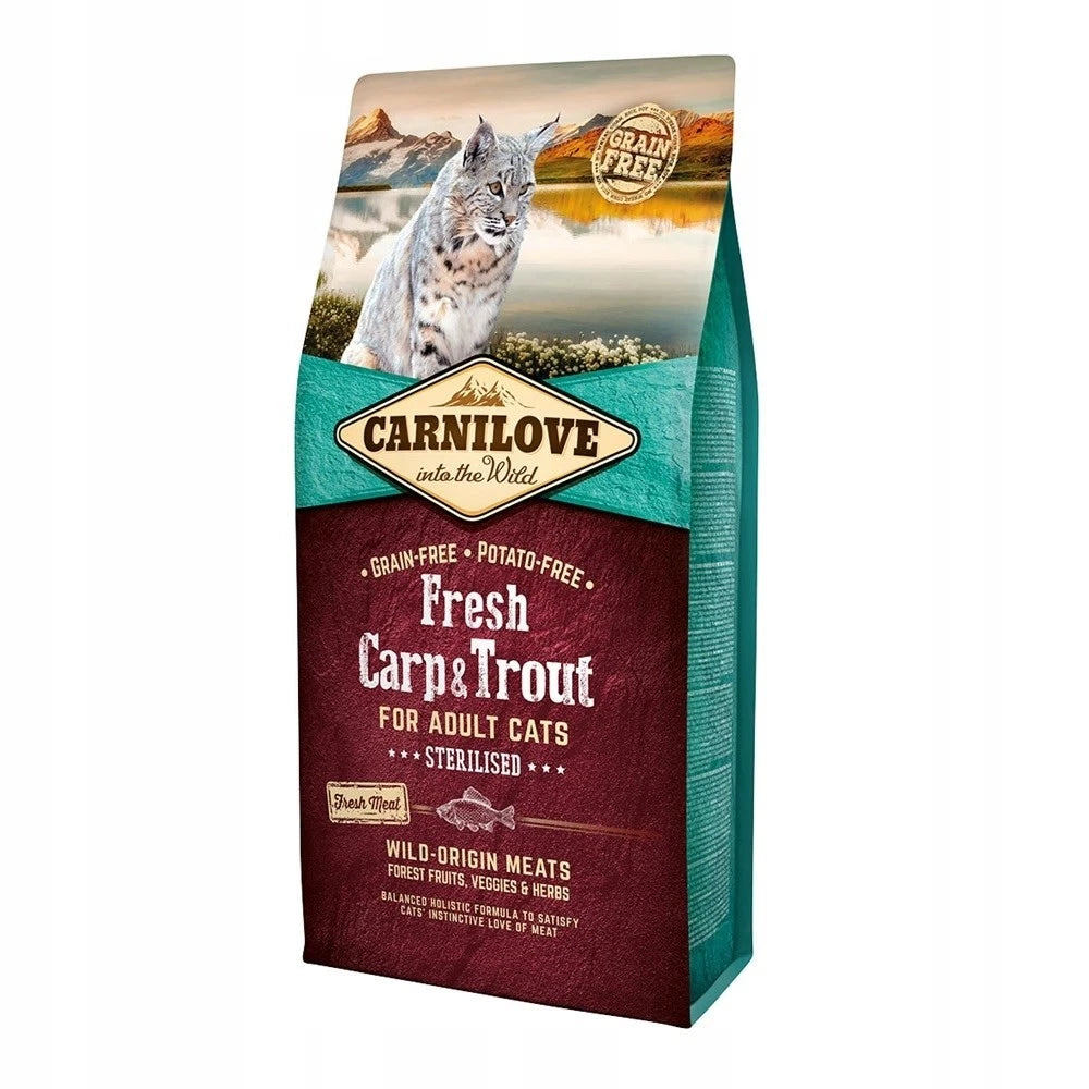 Carnilove Feline Adult Sterilised Dry Fish Food 6kg