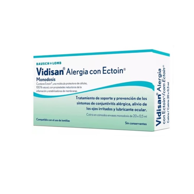 Vidisan Alergia con Ectoina Colirio 20 monodosis