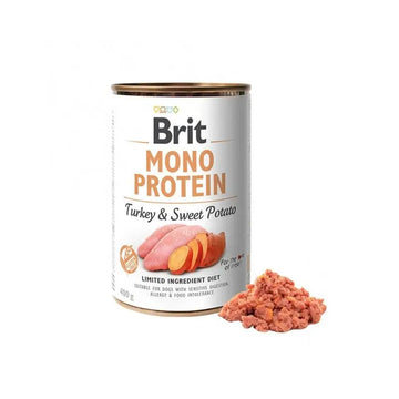 Brit Mono Protein Pavo Comida Húmeda para Perros 2,4Kg