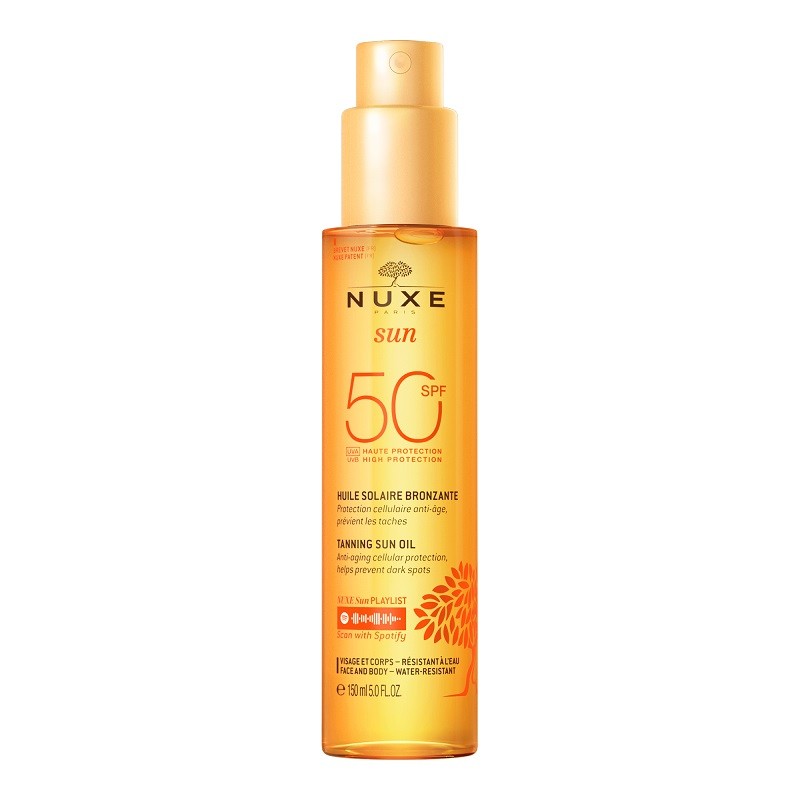 Nuxe Aceite bronceador SPF50 150ml