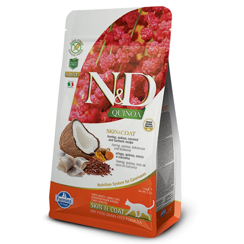 Farmina N&D Quinoa Alimento Seco para Gatos Adultos 1,5Kg