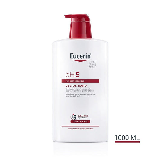EUCERIN pH5 Gel de Baño Piel Seca y Sensible 1L