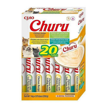 Churu Variedades de Pollo Snack para Gatos 20 x 14g