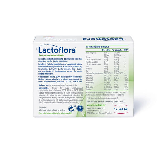 LACTOFLORA Protector Inmunitario Adultos 30 Cápsulas