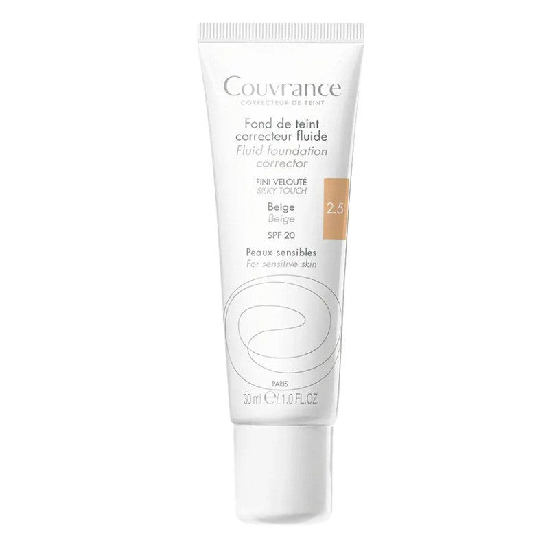 Avène Couvrance Maquillaje Fluido Beige Nº2,5 SPF20 (30ml)
