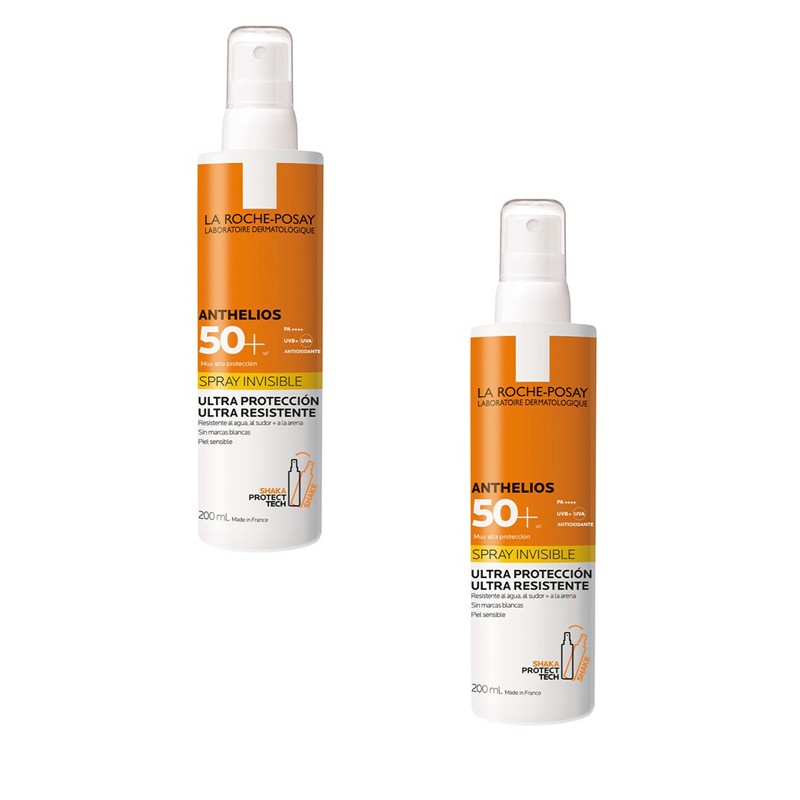 ANTHELIOS XL Shaka Invisible Fluid Ultra Light Spray SPF50+ LA ROCHE POSAY Twin Pack 2x200ml