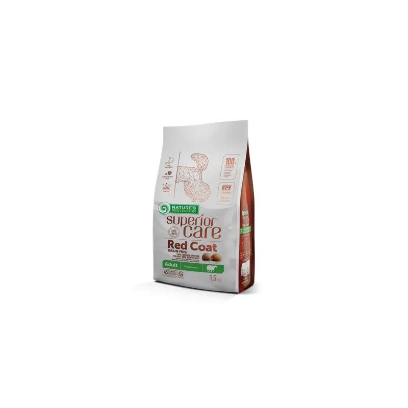 Natures Protection Sc Red Dog Adult Small Grain Free Cordero Saco 1,5kg