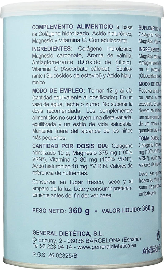 Integralia Colageno Soluble Plus Vainilla 360 Gramos