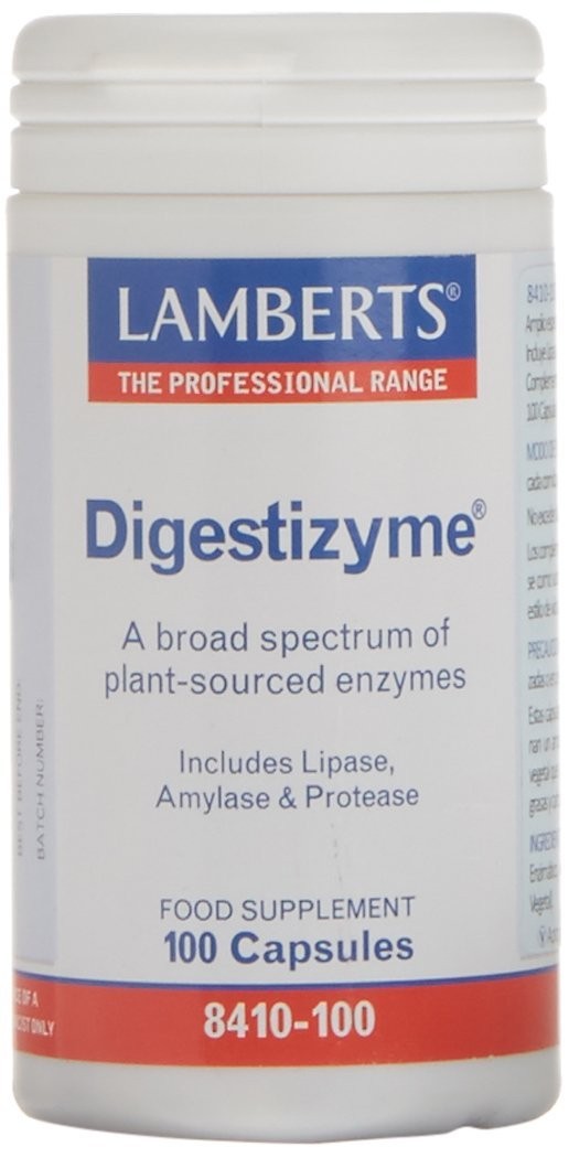 Lamberts Digestizime Enzimas Digestivas 100 Cápsulas