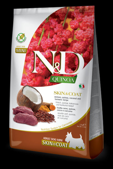 Farmina N&D Quinoa Skin & Coat Pienso Seco para Perros Adultos Mini 2.5kg