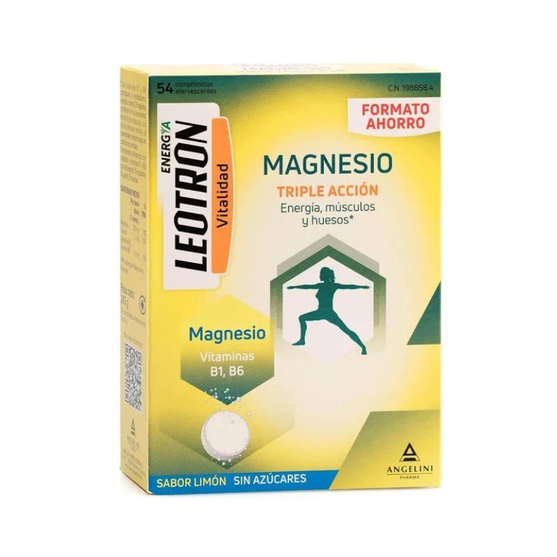 LEOTRON Magnesio Triple Acción 54 Comprimidos