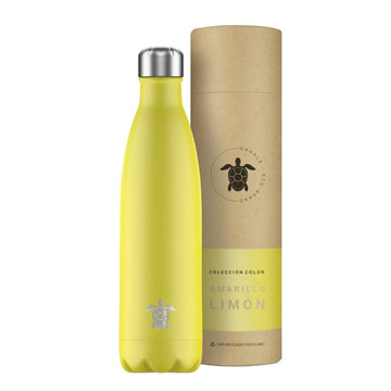 Kahale Botella Térmica Acero Inoxidable Amarillo Limón 750ml