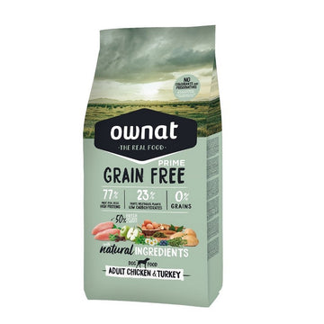 Ownat Grain Free Canine Prime Adult Chicken Turkey Feed 3Kg