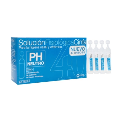 Cinfa Solución Fisiológica Monodosis 40 unidosis de 5ml