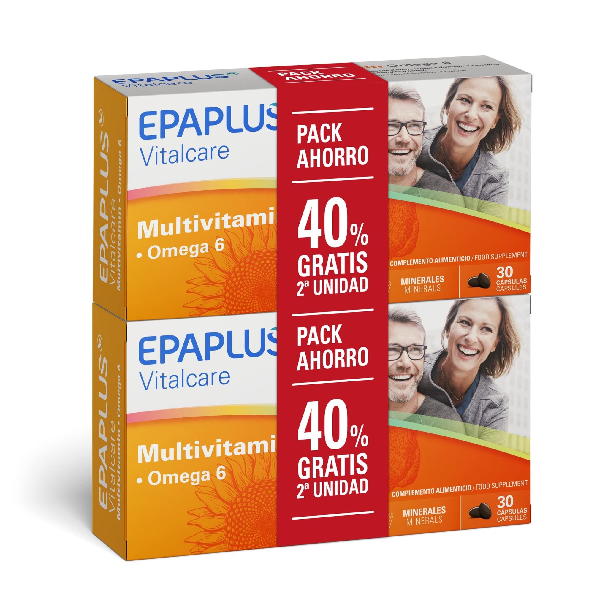 Epaplus Vital Multivitaminas 30 Cápsulas x 2 unidades