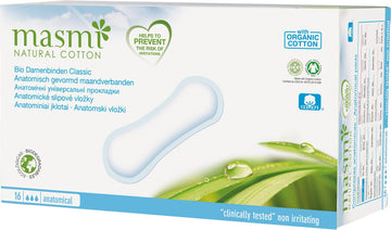 Masmi Compresas Anatomicas Masmi Natural Cotton 16 unidades