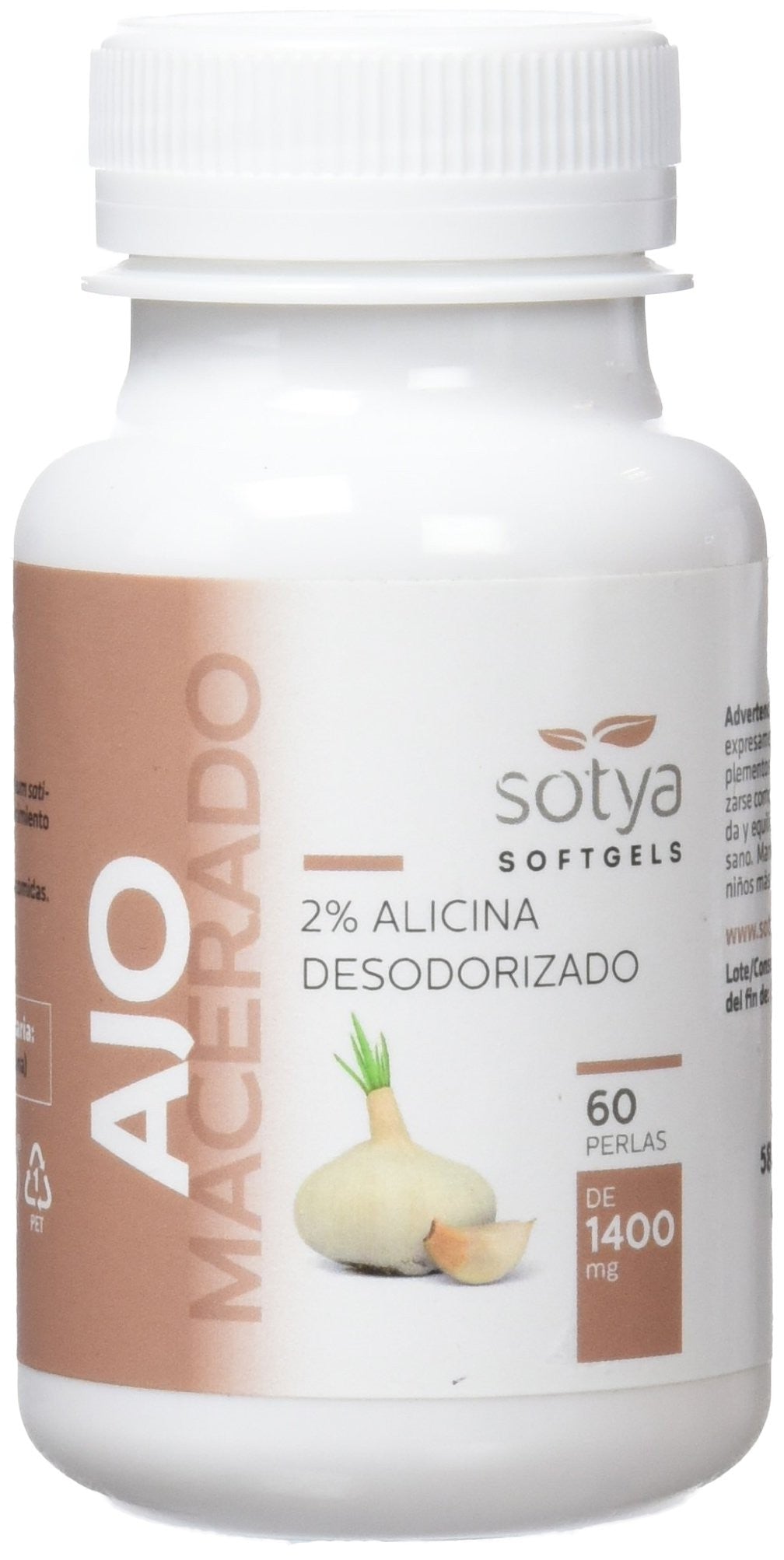 Sotya Beslan Ajo Macerado 1400 Mg Perlas 60 unidades