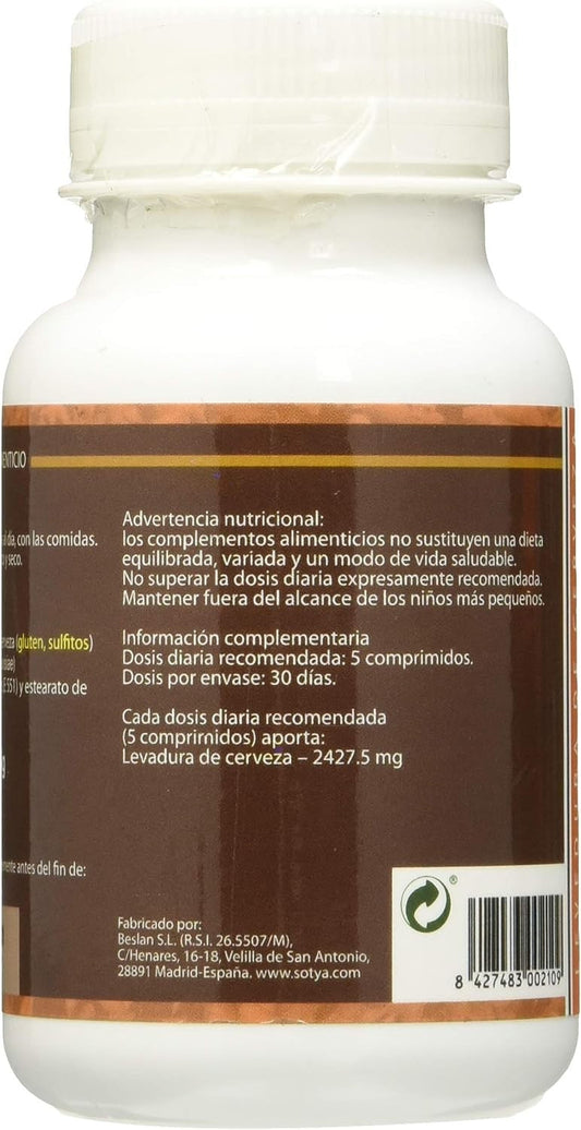 Sotya Beslan Levadura Cerveza 500 Mg 150 Comprimidos