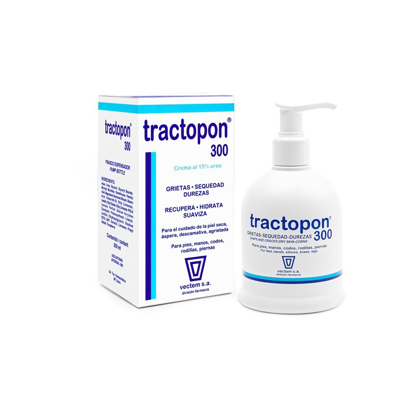 Vectem Tractopon 15% Urea Crema Grietas 300ml