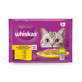 Whiskas Pure Delight Selection Poultry Wet Food 52 units