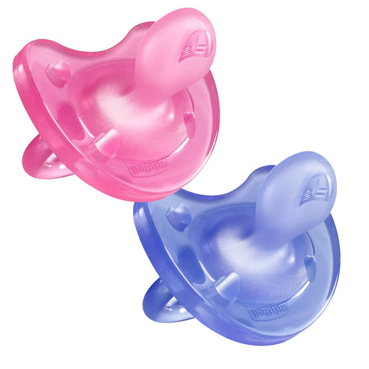 CHICCO 2xChupete Physio Soft Silicon Rosa 6-16m (Todogoma)