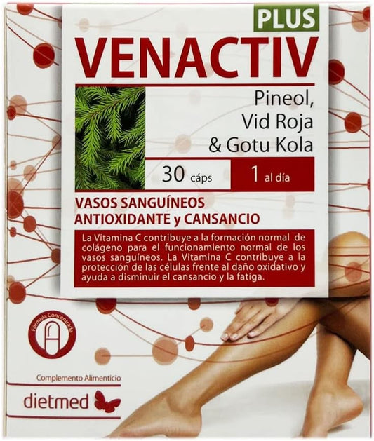 Dietmed Venactiv Plus 30 Cápsulas