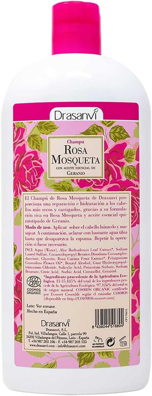 Drasanvi Champú Rosa Mosqueta Ecocert Bio 250 ml