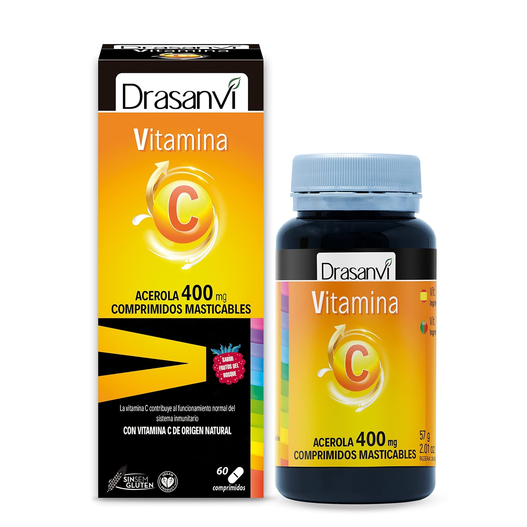 Drasanvi Vitamina C 400 Mg Masticable 60 Comprimidos