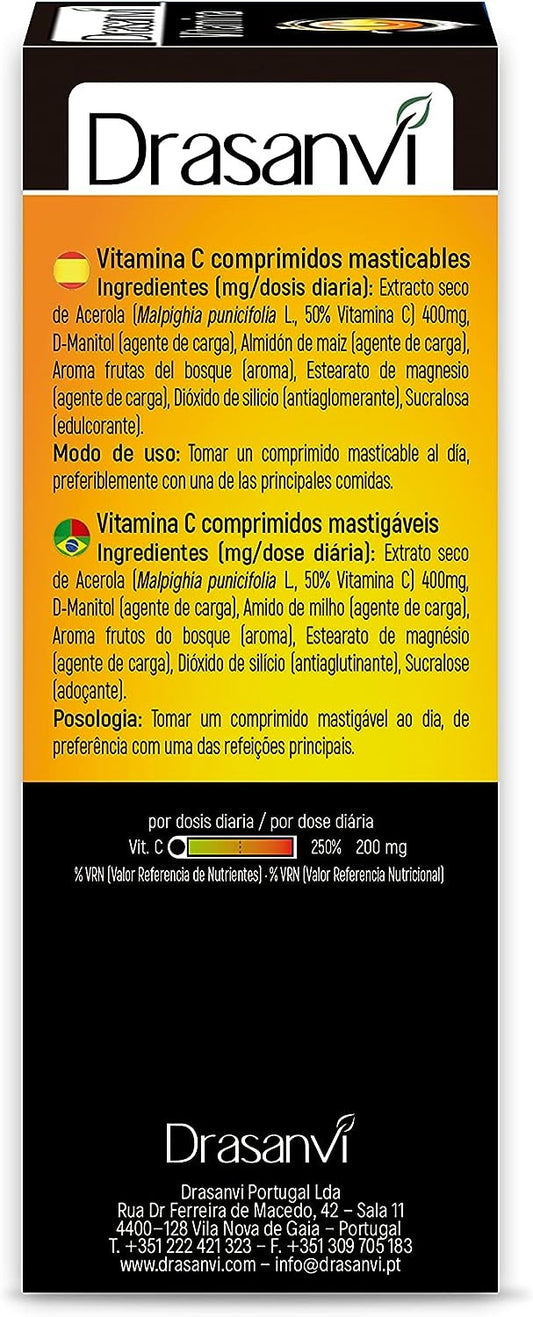 Drasanvi Vitamina C 400 Mg Masticable 60 Comprimidos