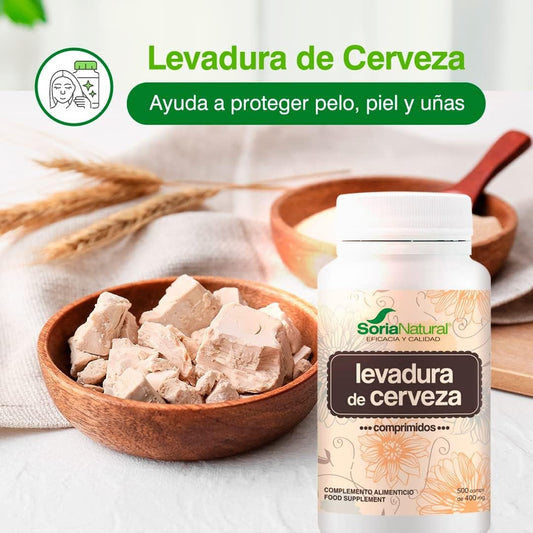 Soria Natural Levadura Cerveza 500 Comprimidos